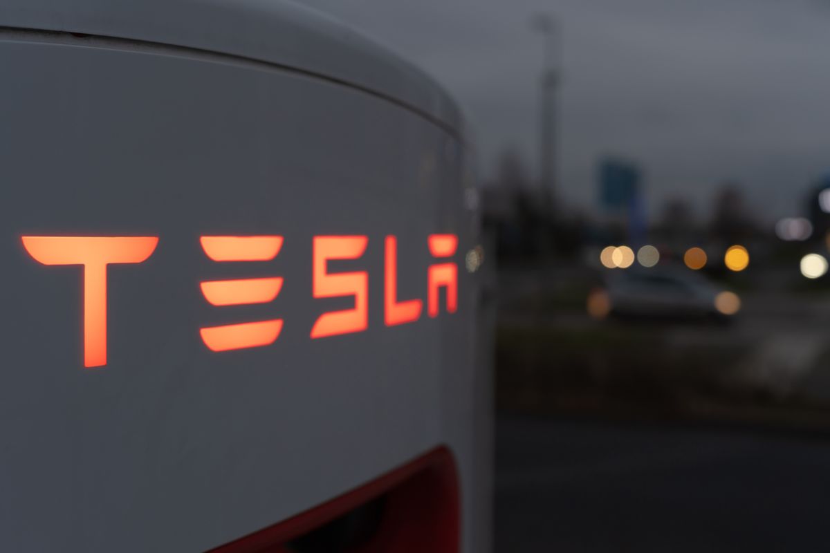 Photo of a Tesla